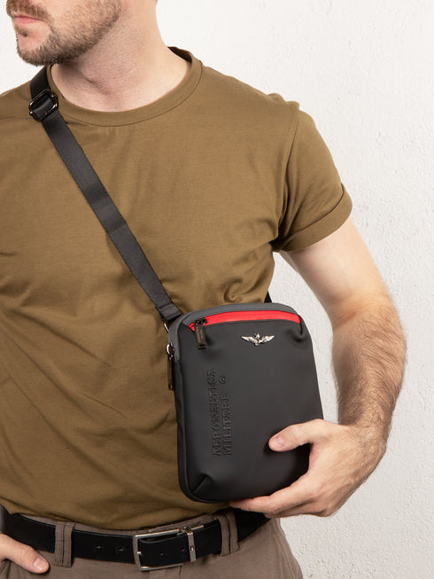 Men's Aeronautica Militare AM-481 Helix line small shoulder bag