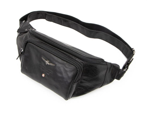 AERONAUTICA MILITARE AM-351 leather pouch VINTAGE - BorsaBella