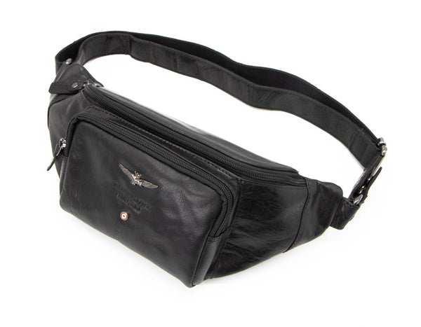 AERONAUTICA MILITARE AM-351 leather pouch VINTAGE - BorsaBella