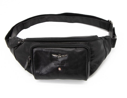 AERONAUTICA MILITARE AM-351 leather pouch VINTAGE - BorsaBella