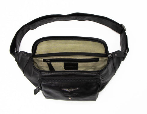 AERONAUTICA MILITARE AM-351 leather pouch VINTAGE - BorsaBella