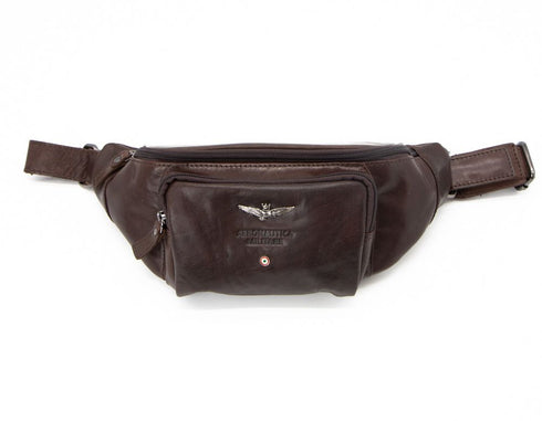 AERONAUTICA MILITARE AM-351 leather pouch VINTAGE - BorsaBella