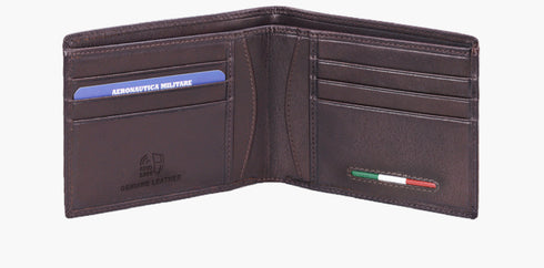 Aeronautica Militare AM-171 Target line men's leather wallet