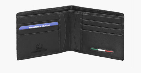 Aeronautica Militare AM-171 Target line men's leather wallet