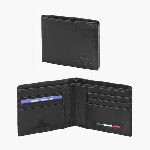 Aeronautica Militare AM-171 Target line men's leather wallet