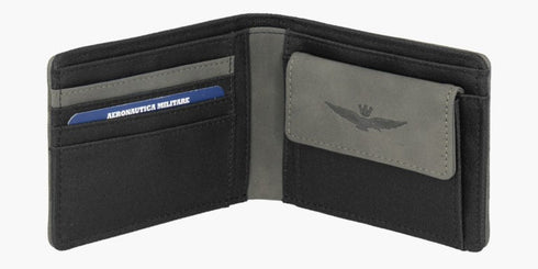 AERONAUTICA MILITARE AM-337 CITY canvas men's wallet - BorsaBella