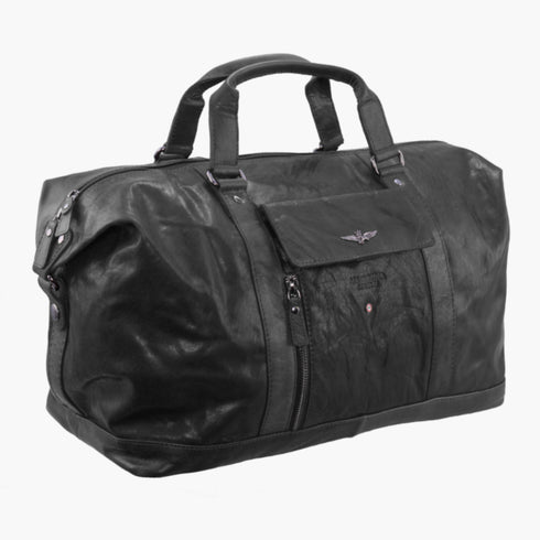 AERONAUTICA MILITARE AM-306 Travel bag in VINTAGE genuine leather