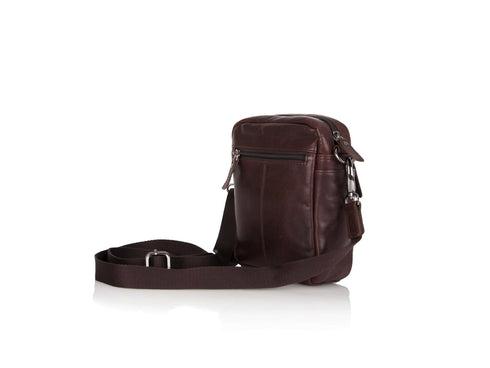 AERONAUTICA MILITARE AM-307 Shoulder bag in genuine VINTAGE leather - BorsaBella