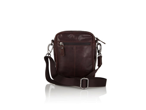 AERONAUTICA MILITARE AM-307 Shoulder bag in genuine VINTAGE leather - BorsaBella