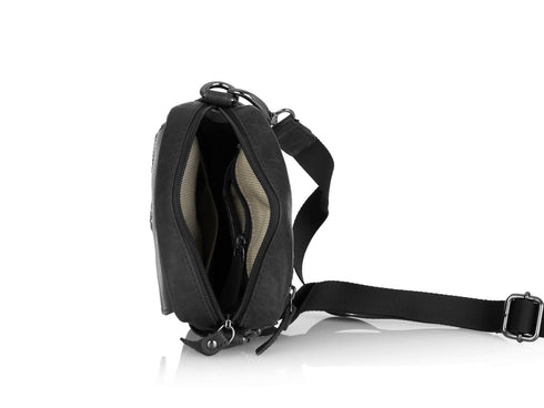 AERONAUTICA MILITARE AM-307 Shoulder bag in genuine VINTAGE leather - BorsaBella