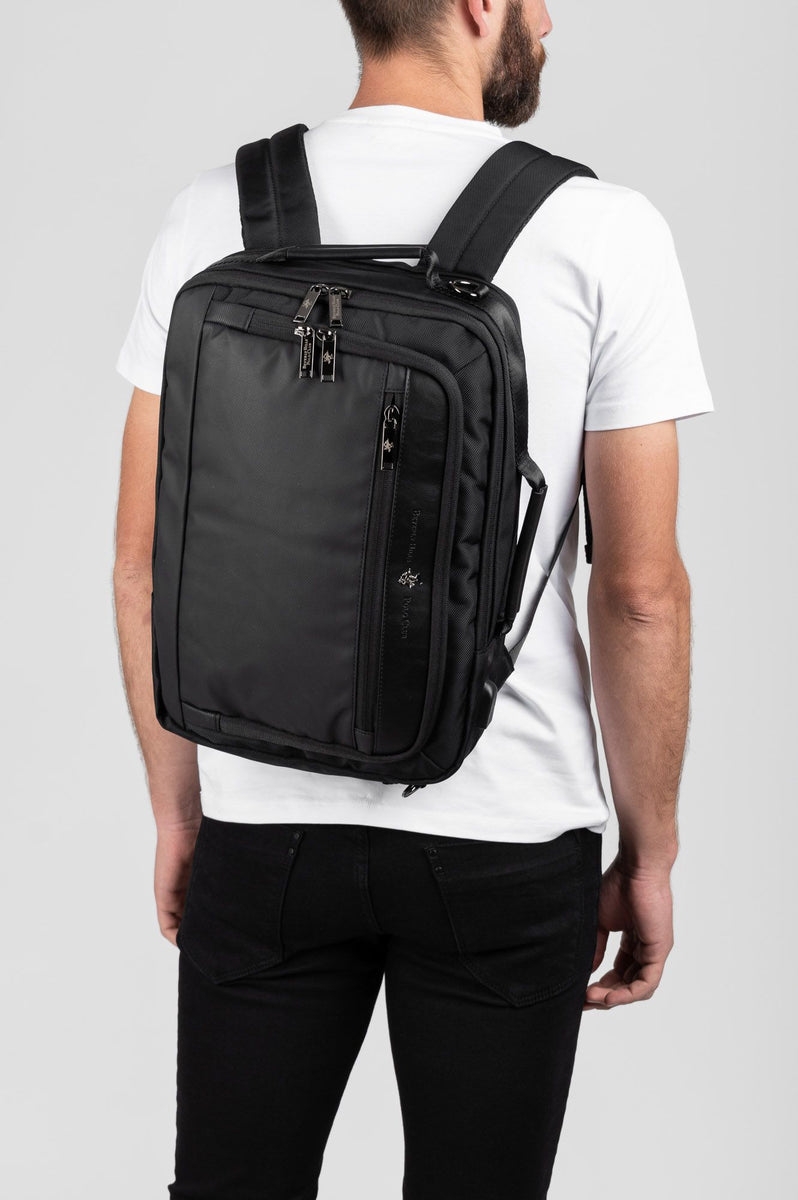 beverly hills polo club laptop backpack CABIN LUGGAGE BH-8464 BLUE  BiosaBorse Shop Beverly Hills Polo Club