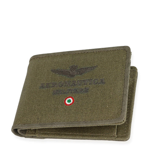 AERONAUTICA MILITARE AM-337 CITY canvas men's wallet - BorsaBella